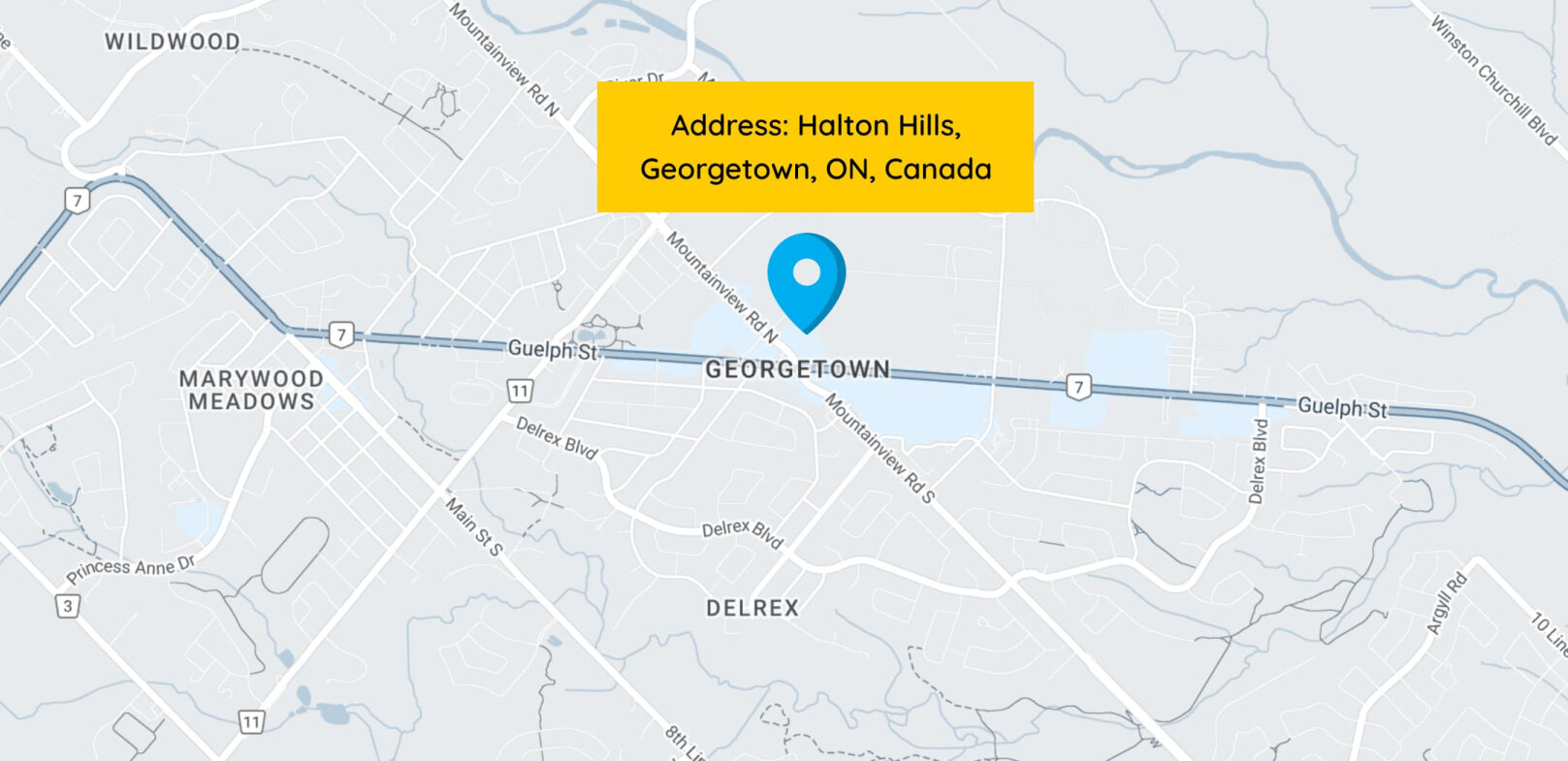 Georgetown map